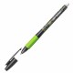 Ручка стираемая гелевая с грипом BIC 'Gelocity Illusion', ЧЕРНАЯ, корпус черный, линия 0,3 мм, 516523