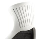 Кресло офисное BRABIX PREMIUM 'Genesis EX-517', пластик белый, ткань/экокожа/сетка черная, 531573