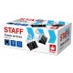 Зажимы для бумаг STAFF ECO, КОМПЛЕКТ 12 шт., 32 мм, на 140 листов, черные, картонная коробка, 274033