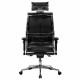 Кресло МЕТТА 'YOGA' Y 2DM B2-10D, 2D-спинка, 3D-подголовник, 4D-подлокотники, экокожа, черное