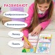 Книжки с наклейками 'Тесты и задания', КОМПЛЕКТ 10 шт., А5, 16 стр., HATBER