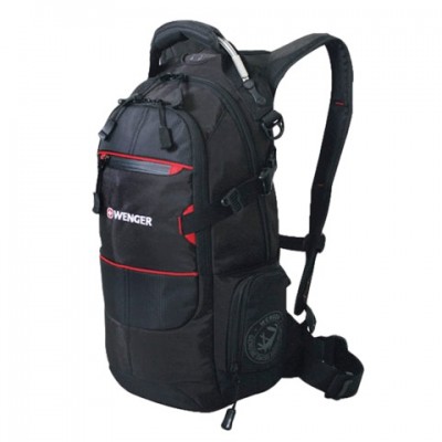 Рюкзак WENGER, универсальный, черный, 'Narrow Hiking Pack', туристический, 22 л, 23х18х47 см, 13022215