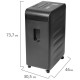 Уничтожитель (шредер) BRAUBERG PROFESSIONAL PS-2542x, CD, 'HeavyDuty', 4 уровень секретности, 4х40 мм, 25 листов, корзина 42 литра, 532594
