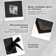 Фотоальбом 21х30 см, 40 черных листов, уголки/стикеры/ручка/клей/трафареты/маркеры, BRG Black, 880654
