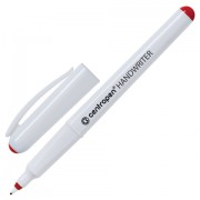 Ручка капиллярная CENTROPEN 'Handwriter', КРАСНАЯ, трехгранная, линия письма 0,5 мм, 4651/1К