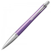 Ручка шариковая PARKER 'Urban Premium Violet CT', корпус фиолетовый, хромированные детали, синяя, 1931623