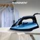 Утюг паровой SONNEN SI-2099, 2400 Вт, керамическое покрытие, антикапля, антинакипь, синий, 456996