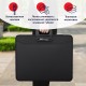 Папка-портфель пластиковая БОЛЬШОГО ФОРМАТА BRAUBERG 'ПОРТФОЛИО' А3 (470х380х130 мм), 3 отделения, черная, 223081