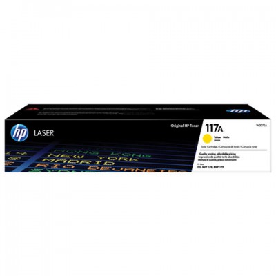 Картридж лазерный HP (W2072A) для HP Color Laser 150a/nw/178nw/fnw, желтый, ресурс 700 страниц, оригинальный