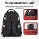 Рюкзак GERMANIUM 'S-06' универсальный, уплотненная спинка, облегченный, черный, 46х32х15 см, 226953