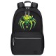 Рюкзак BRAUBERG FASHION CITY универсальный, 2 отделения, 'Green Spider', черный, 46х31х15 см, 273839