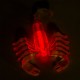 Светящаяся (неоновая) игрушка-кулон скорпион ЮНЛАНДИЯ, красный, длина 10,5 см, 662096