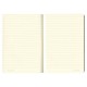 Тетрадь ЕВРО А5 40 листов BRUNO VISCONTI сшивка, линия, 'Soft Touch', фольга, бежевая бумага 70 г/м, 7-40-002/02