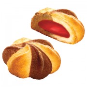 Печенье БЕЛОГОРЬЕ 'Шапито', сдобное с клубничной начинкой, 2,3 кг, весовое, гофрокороб, 37-10