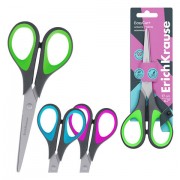 Ножницы ERICH KRAUSE EasyCut+, 17см, ассорти, блистер, 35099