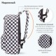 Рюкзак BRAUBERG POSITIVE универсальный, потайной карман, 'Black and White', 42х28х14 см, 270777