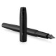 Ручка перьевая PARKER 'IM Achromatic Black BT', черный матовый, нержавеющая сталь, синяя, 2127741
