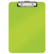 Доска-планшет LEITZ 'WOW', с верхним прижимом, A4, 320х228 мм, пластик, 1,7 мм, зеленая, 39710064