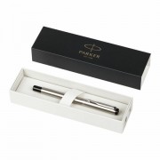 Ручка перьевая PARKER 'Vector Stainless Steel', корпус серебристый, детали из нержавеющей стали, синяя, S0029690