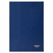 Книга учета 96 л., клетка, твердая, бумвинил, блок офсет, А4 200х290 мм, ОФИСМАГ, 130177