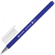 Ручка гелевая BRAUBERG 'Matt Gel', СИНЯЯ, корпус soft-touch, узел 0,5 мм, линия 0,35 мм, 142945