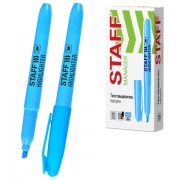 Текстовыделитель STAFF 'Manager' HL-238, ГОЛУБОЙ, линия 1-3 мм, 151242