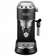 Кофеварка рожковая DELONGHI Dedica EC685.BK, 1350 Вт, объем 1,1 л, ручной капучинатор, черная