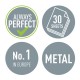 Дырокол металлический LEITZ 'New NeXXT WOW', до 30 листов, зеленый металлик, блистер, 50082064
