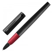 Ручка 'Пятый пишущий узел' PARKER 'Ingenuity Luxury Black Red PVD', корпус черный, хромированные детали, черная, 1972069