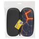 Пенал ЮНЛАНДИЯ, 1 отделение, 1 откидная планка, карман, EVA-покрытие soft-touch, 22х10х5 см, 'Volcano split', 274570