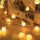 Электрогирлянда-нить комнатная 'Шарики' 10 м, 80 LED, теплый белый свет, 220 V, контроллер, ЗОЛОТАЯ СКАЗКА, 591349