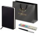 Ручка шариковая PARKER Jotter Plastic CT, корпус черный, ежедневникА5 черный бел.срез, пакет, 880895