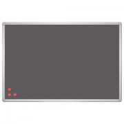 Доска для информации фетровая с металлической сеткой, 'Pin mag', 45x60 см, OFFICE, '2х3' (Польша), TPA456
