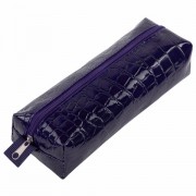 Пенал-косметичка BRAUBERG, 'крокодиловая кожа', 20х6х4 см, 'Ultra purple', 270848