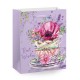 Пакет подарочный (1 штука) 33х13х45 см (XL), 'Flower Mix', ассорти, глиттер, фольга, ЗОЛОТАЯ СКАЗКА, 700825