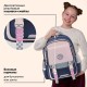 Рюкзак BRAUBERG SNAP, 2 отделения, 3 кармана, 'Синяя лапка', 39х28х16 см, 274436