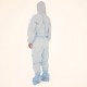Комплект одноразовой одежды защитный КХ-87 (комбинезон, бахилы, маска), размер 56-58, ГЕКСА