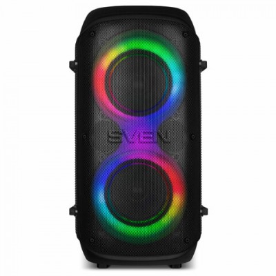 Колонка портативная SVEN PS-800, 100 Вт, TWS, Bluetooth, FM, USB, microSD, LED-дисп, черн, SV-021511