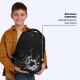 Рюкзак BRAUBERG SOFT, 2 отделения, 3 кармана, 'Осколки', СВЕТЯЩИЙСЯ, 40х31х15 см, 274402