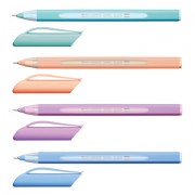 Ручка шариковая масляная BRAUBERG Extra Glide Soft Pastel, СИНЯЯ, 0,7мм, линия 0,35мм, 144073