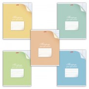 Тетрадь 12 л., HATBER, частая косая линия, обложка картон, 'С уголком', 028438, 12Т5B5