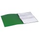 Папка на 2 кольцах BRAUBERG 'Office', 32 мм, зеленая, до 250 листов, 0,5 мм, 227501