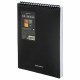 Блокнот А5 80 л., спираль пластиковая, обложка пластик, клетка, BRAUBERG 'Metropolis', ЧЕРНЫЙ, 115572