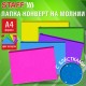 Папка-конверт на молнии А4 (230х333 мм), ПВХ, цвет ассорти с блестками, 0,15 мм, STAFF, 274079