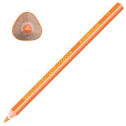 Карандаш цветной утолщенный STAEDTLER 'Noris club', 1 шт., трехгранный, грифель 4 мм, оранжевый, 1284-4