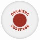 Ластик BRAUBERG 'Universal', 30х30х8 мм, белый, круглый, красный пластиковый держатель, 222472