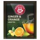 Чай TEEKANNE (Тиканне) 'Ginger&Orange', зеленый, имбирь/апельсин, 20 пакетиков, Германия, 0306_3030