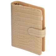 Ежедневник-органайзер недатированный B6 150x190 мм BRAUBERG 'Comodo', под кожу, 160 л., бежевый, 116206