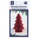 Украшение новогоднее интерьерное из бумаги, 'Елочка', 20 см, бордовый цвет, ЗОЛОТАЯ СКАЗКА, 592601