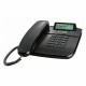 Телефон Gigaset DA611, память 100 номеров, АОН, спикерфон, световая индикация звонка, черный, S30350-S212S321